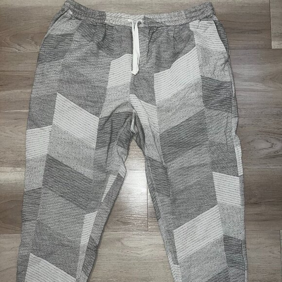 3sixteen Other - 3Sixteen drawstring pant zig-zag jacquard, XXl, grey/white